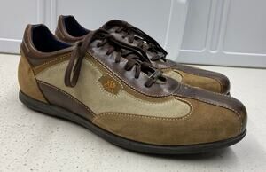 Men Mezlan Comfort suede leather lace-up casual shoes sneakers, 9 (27cm)